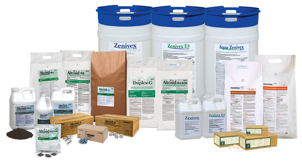 All Central Mosquito Control products are lined up. 
